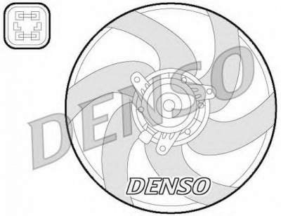 DENSO der21022 -  Вентилятор, охлаждение двигателя