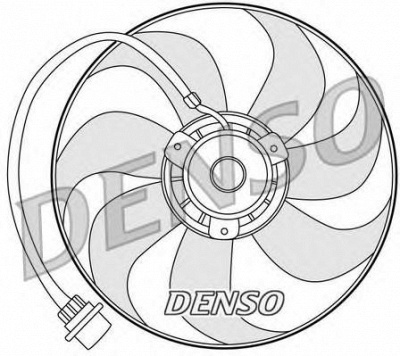 DENSO der32001 -  Вентилятор, охлаждение двигателя