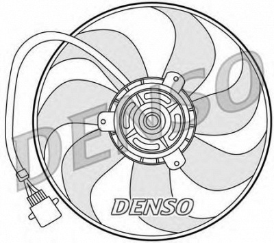 DENSO der32006 -  Вентилятор, охлаждение двигателя