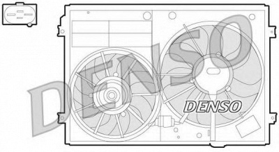 DENSO der32012 -  Вентилятор, охлаждение двигателя