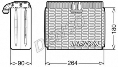 DENSO dev01002 -  Испаритель, кондиционер