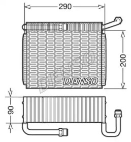 DENSO dev01005 -  Испаритель, кондиционер