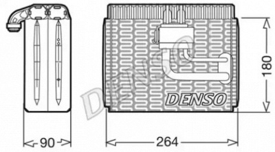 DENSO dev09004 -  Испаритель, кондиционер