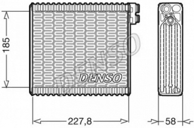 DENSO dev09011 -  Испаритель, кондиционер