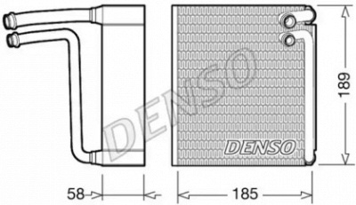 DENSO dev09025 -  Испаритель, кондиционер