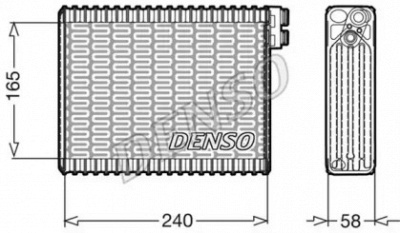 DENSO dev21004 -  Испаритель, кондиционер