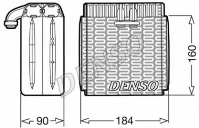 DENSO dev23001 -  Испаритель, кондиционер