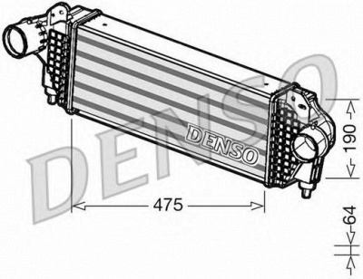 DENSO dit01005 -  Интеркулер