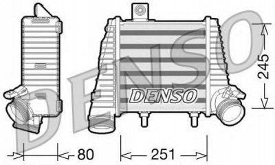 DENSO dit02016 -  Интеркулер