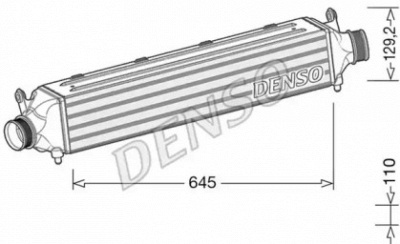 DENSO dit02037 - Интеркулер