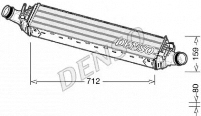 DENSO dit02038 -  Интеркулер