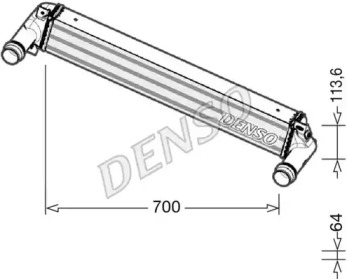 DENSO dit06010 -  Интеркулер