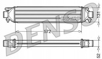 DENSO dit09107 -  Интеркулер
