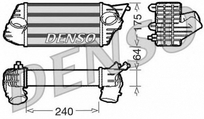 DENSO dit09120 -  Интеркулер