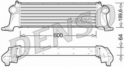 DENSO dit12004 -  Интеркулер