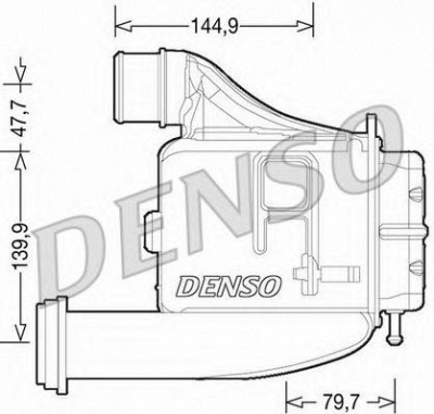 DENSO dit12006 -  Интеркулер
