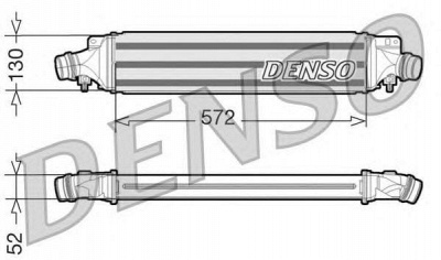 DENSO dit20003 -  Интеркулер