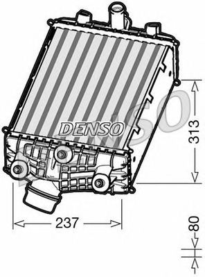 DENSO dit28001 -  Интеркулер