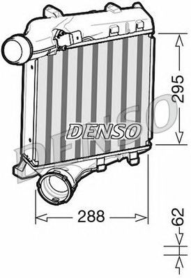 DENSO dit28020 -  Интеркулер