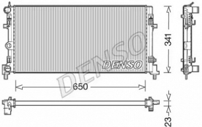 DENSO drm02015 -  Радиатор, охлаждение двигателя