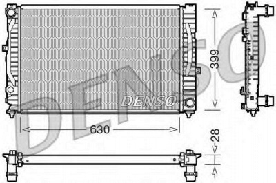 DENSO drm02032 -  Радиатор, охлаждение двигателя