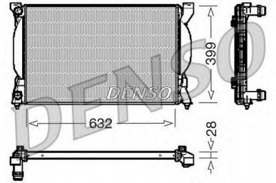 DENSO drm02033 -  Радиатор, охлаждение двигателя