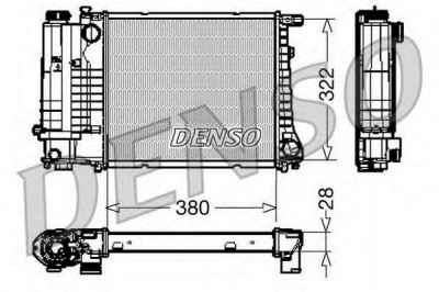 DENSO drm05044 -  Радиатор, охлаждение двигателя