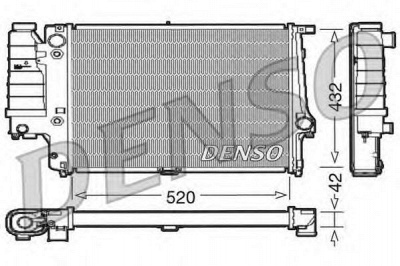 DENSO drm05065 -  Радиатор, охлаждение двигателя
