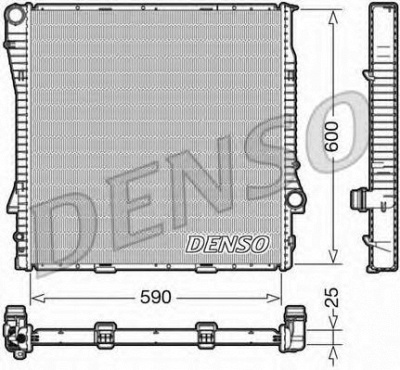 DENSO drm05113 -  Радиатор, охлаждение двигателя