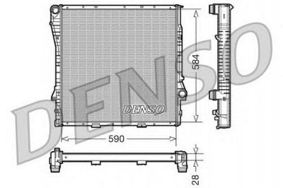 DENSO drm05115 -  Радиатор, охлаждение двигателя