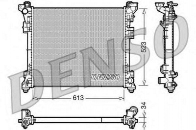 DENSO drm06006 -  Радиатор, охлаждение двигателя