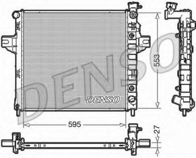 DENSO drm06032 -  Радиатор, охлаждение двигателя