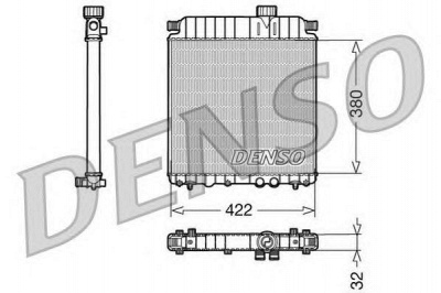 DENSO drm07031 -  Радиатор, охлаждение двигателя
