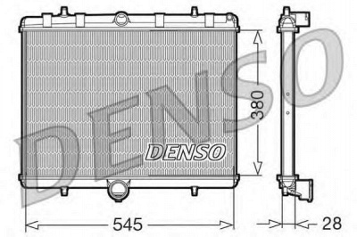 DENSO drm07060 -  Радиатор, охлаждение двигателя