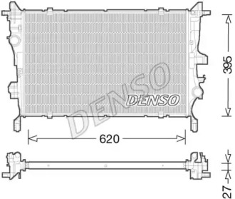 DENSO drm09045 -  Радиатор, охлаждение двигателя