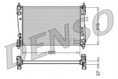 DENSO drm09111 -  Радиатор, охлаждение двигателя