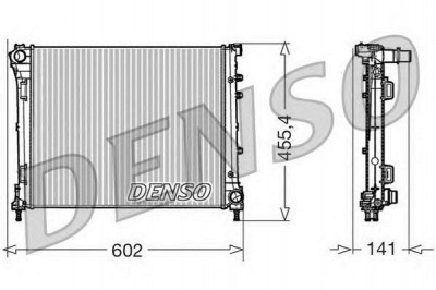 DENSO drm09160 -  Радиатор, охлаждение двигателя