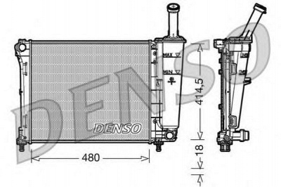 DENSO drm09161 -  Радиатор, охлаждение двигателя