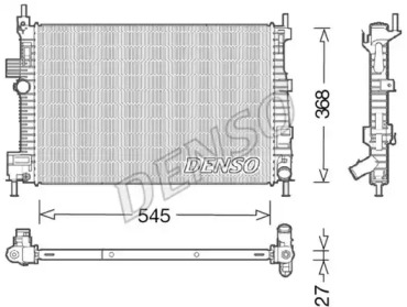 DENSO drm10009 - Радиатор, охлаждение двигателя
