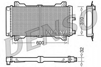 DENSO drm10014 -  Радиатор, охлаждение двигателя