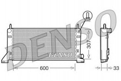 DENSO drm10020 -  Радиатор, охлаждение двигателя