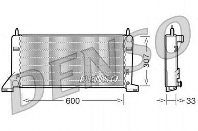 DENSO drm10021 -  Радиатор, охлаждение двигателя