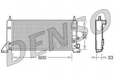 DENSO drm10023 -  Радиатор, охлаждение двигателя