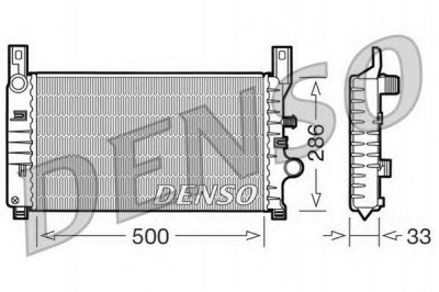 DENSO drm10034 -  Радиатор, охлаждение двигателя
