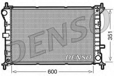 DENSO drm10051 -  Радиатор, охлаждение двигателя
