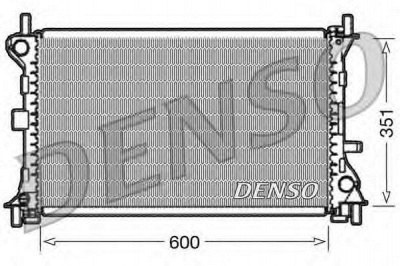 DENSO drm10052 -  Радиатор, охлаждение двигателя
