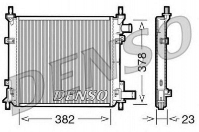 DENSO drm10060 -  Радиатор, охлаждение двигателя