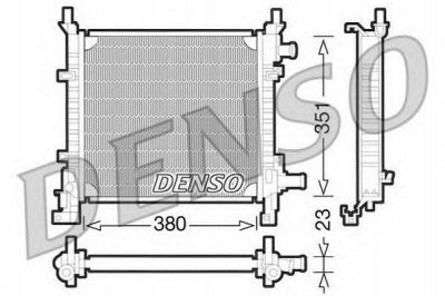 DENSO drm10061 -  Радиатор, охлаждение двигателя