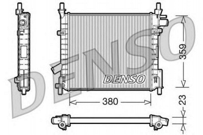 DENSO drm10062 -  Радиатор, охлаждение двигателя