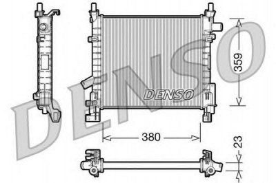 DENSO drm10063 -  Радиатор, охлаждение двигателя